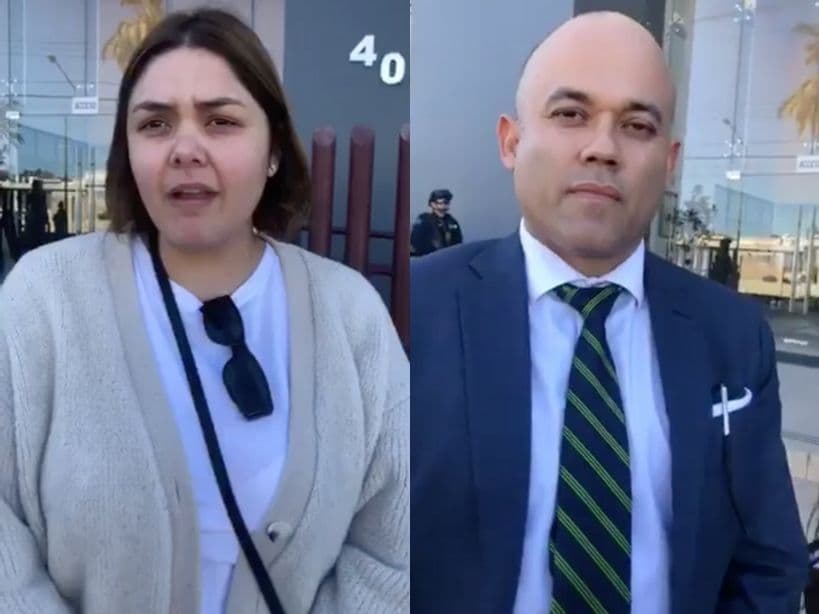 Yuridia Flores reapareció el 31 de enero de 2020 en la Fiscalía General de Justicia del Estado de Sonora (FGJE) junto a su abogado Omar Castillo García.