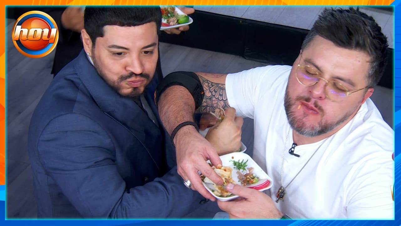 Galilea y Paul hacen cruzaditos de tacos con Eduin Caz