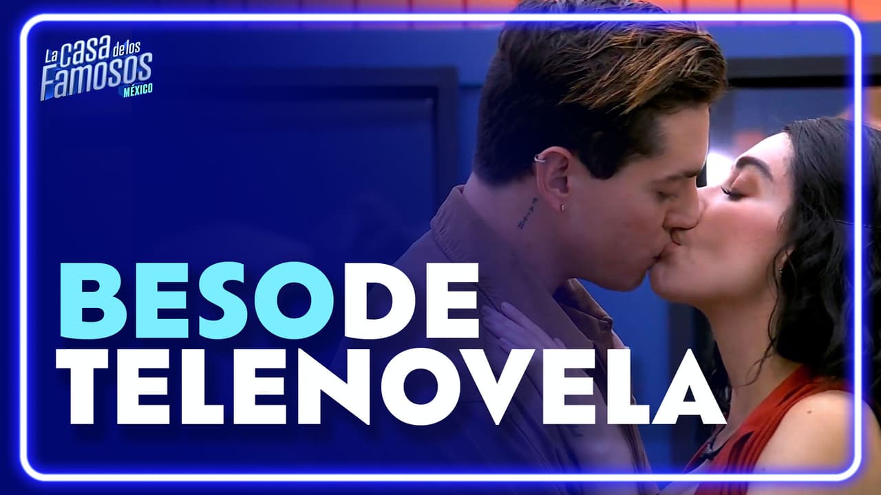 ¿Suben la temperatura? Karime y Agustín se besan para escena de telenovela