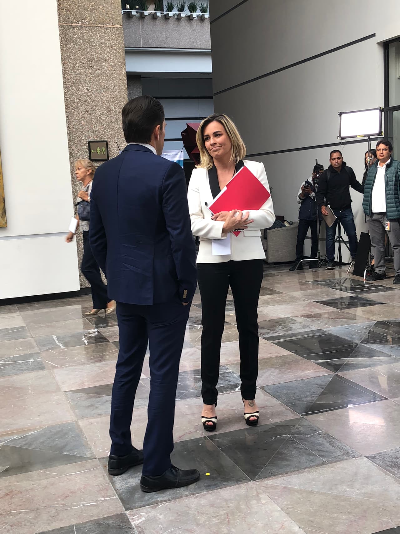 Paulina regresa a casa después del viaje