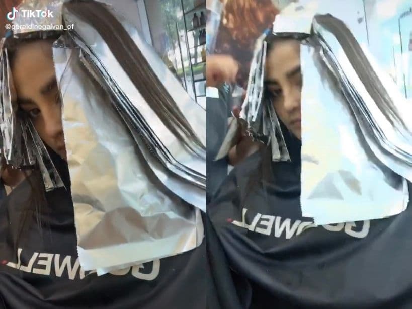 Mientras que en su cuenta de Instagram colocó una fotografía en la que luce su nuevo color de cabello, el cual destaca por las raíces oscuras y un largo rubio platinado.