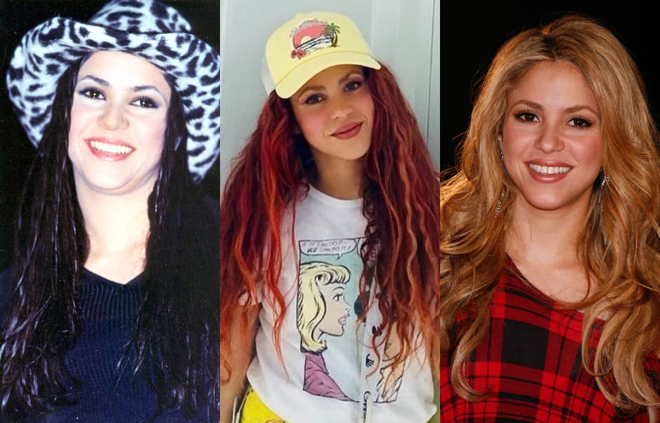 Shakira: conoce los drásticos cambios de look de la cantante
