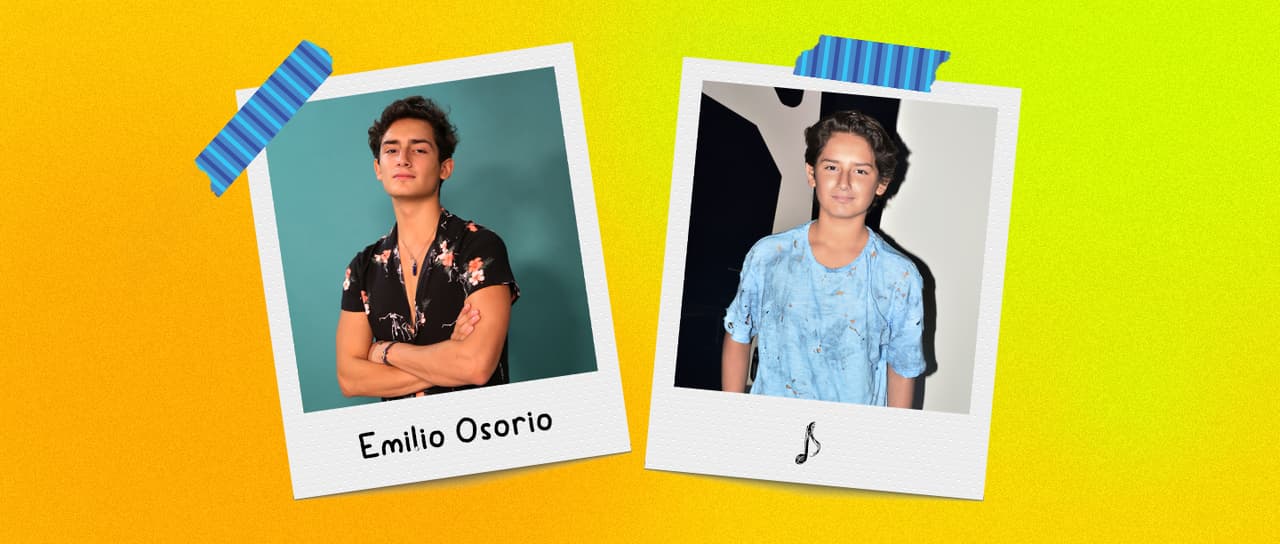 Emilio Osorio supo que quería ser actor y cantante desde que era un niño, por lo que inició en las telenovelas a muy corta edad en la producción ‘Porque el amor manda’. En entrevista con Univisión en 2014, el pequeño ya se desempeñaba como una estrella de televisión: “A mi mamá le aprendo la responsabilidad y de mi papá su profesionalismo”.