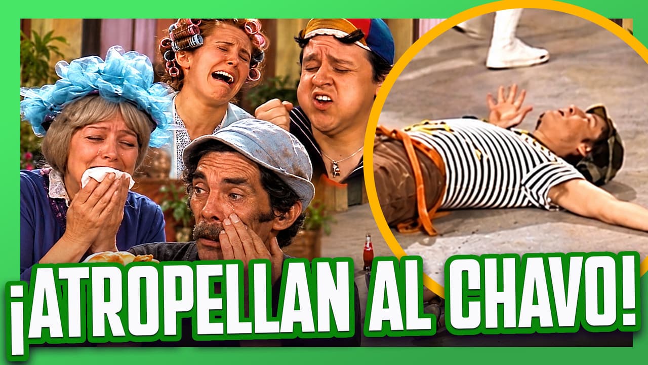 El Chavo del 8: ¡POR HAMBRE! El Chavo juega a que lo atropellan para que le den comida