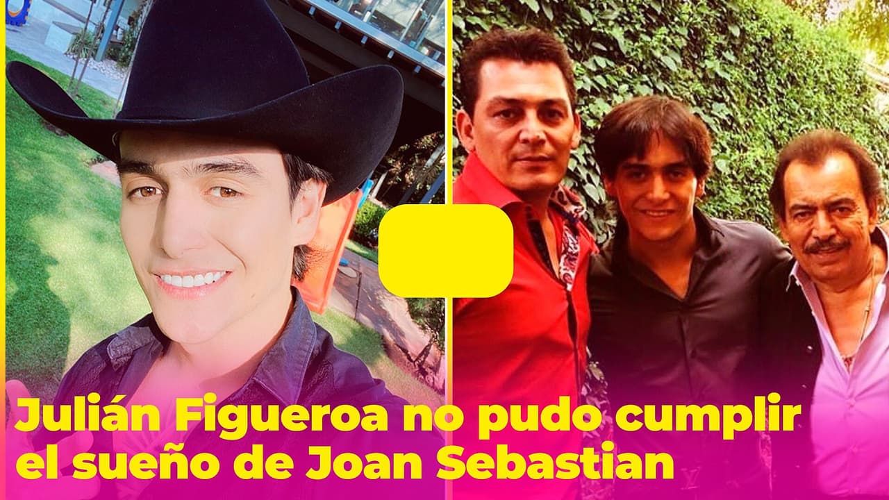 Julián Figueroa no pudo cumplir el sueño de Joan Sebastian, ¿sus hermanos nunca lo quisieron?