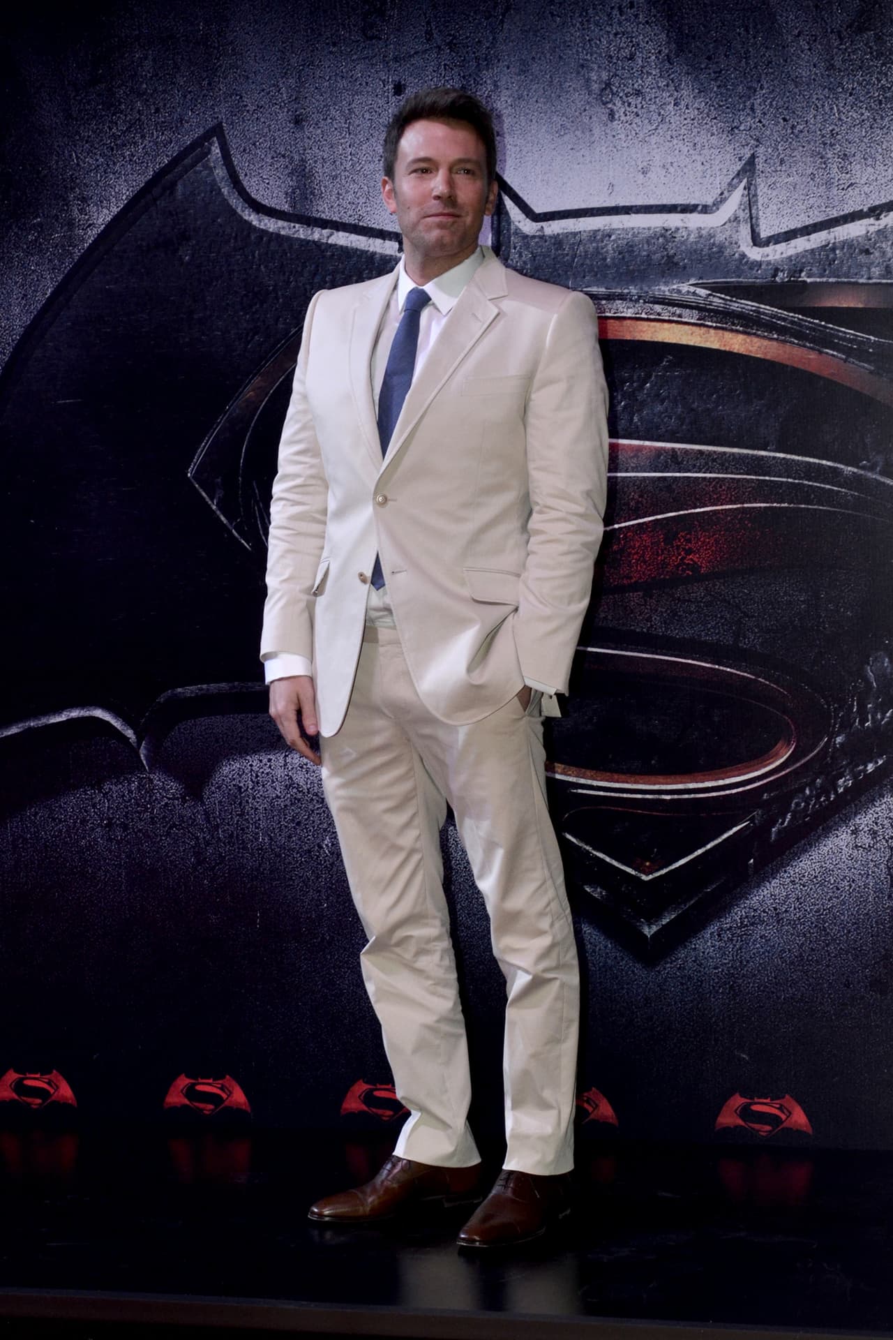 Ben Affleck en la premiere en México de 'Batman V Superman'