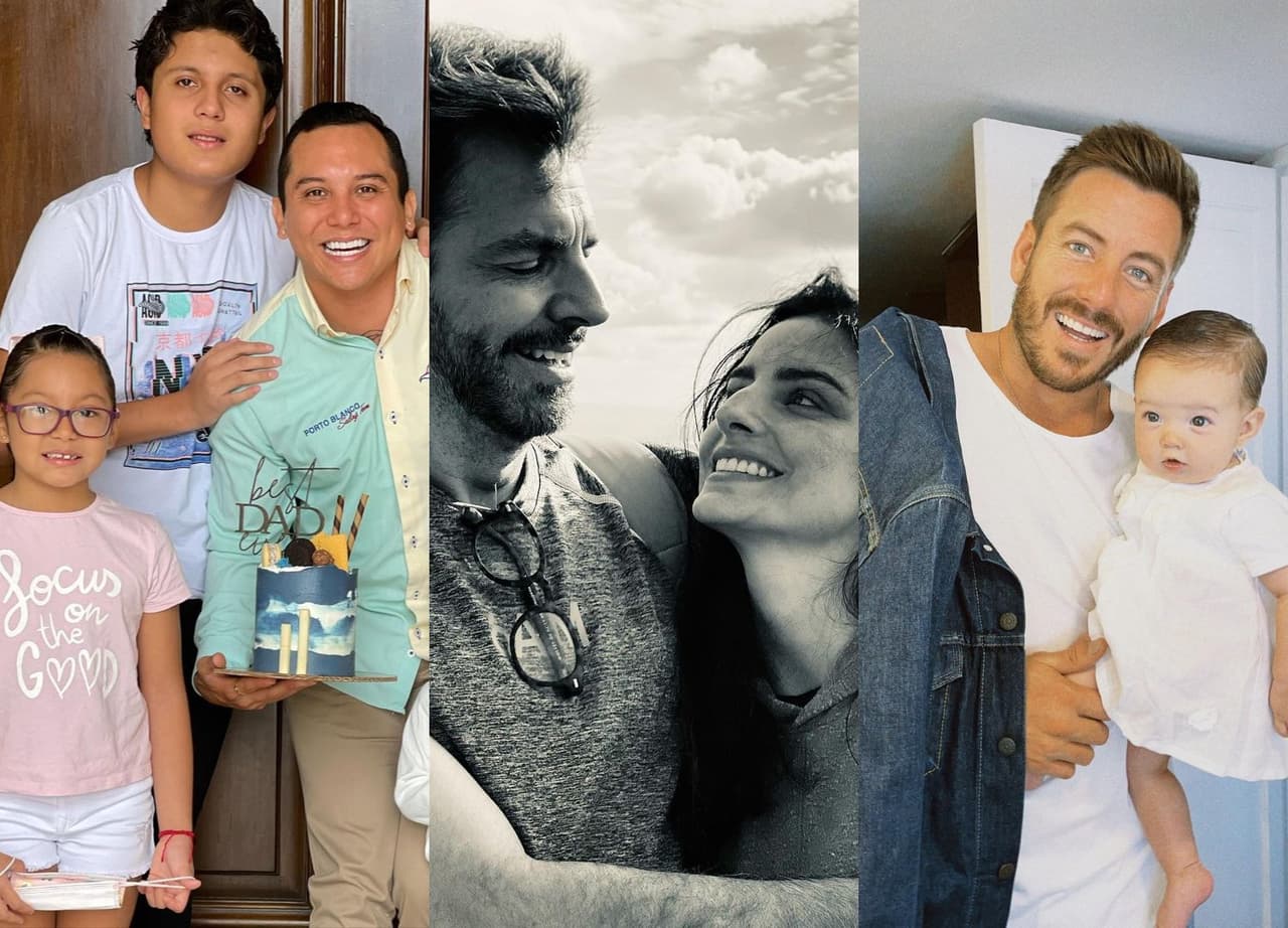 Los famosos celebran el Día del Padre a lo grande y a través de las redes sociales compartieron las fotos con sus papás y/o hijos. A continuación, te compartimos las mejores.