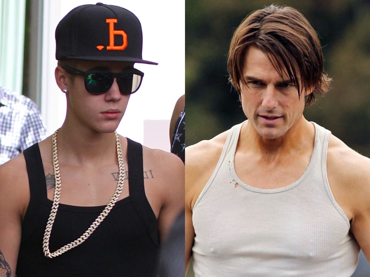 Justin Bieber insiste en que de tener una pelea con Tom Cruise, él ganaría