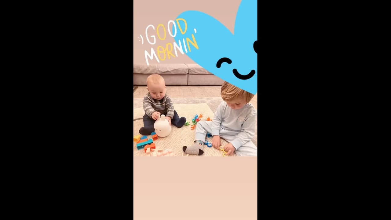Anahí presumió a sus hijos Manuel y Emiliano en Instagram