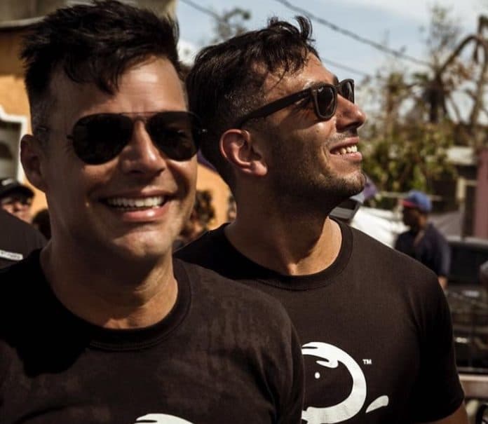 Ricky Martin celebró la Navidad con su prometido y una sexy foto