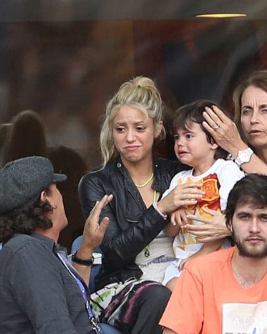 Constantemente, la colombiana sube fotos de sus retoños.