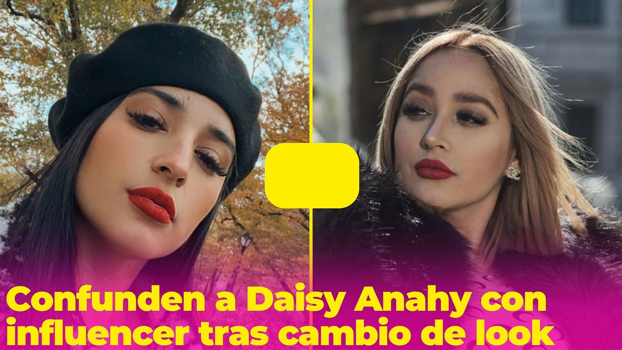 Daisy Anahy se hace radical cambio de look y ahora la confunden con el influencer Kunno