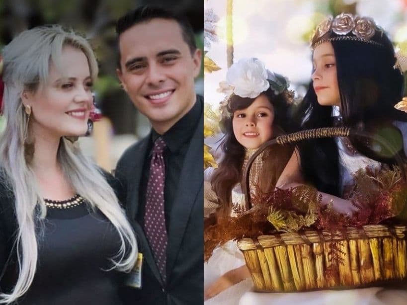 Allisson Lozz celebra 10 años con su esposo y sus hijas los sorprenden con tremenda fiesta