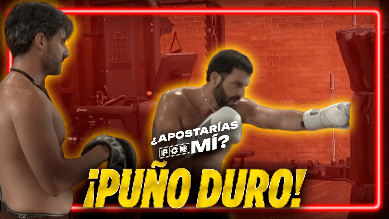 ¡Gancho al hígado! Franco le enseña a boxear a Adrián