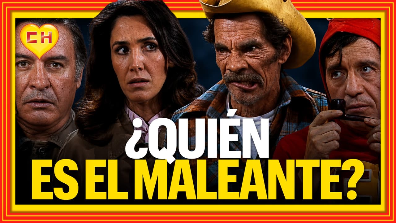 El Chapulín Colorado protege a una mujer en peligro