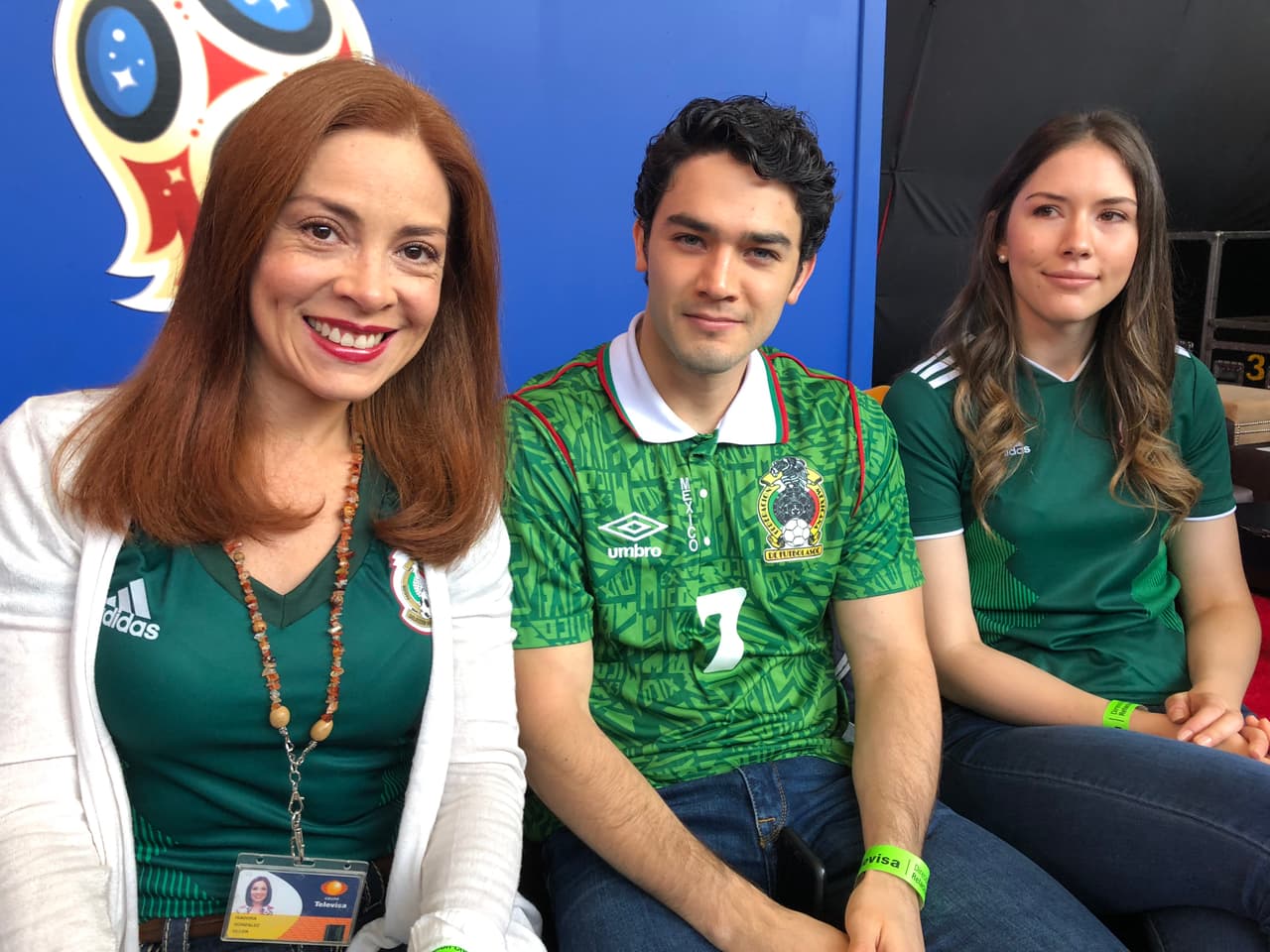 José Manuel Rincón, de 'Caer en tentación', e Isadora González se unieron a la euforia mundialista