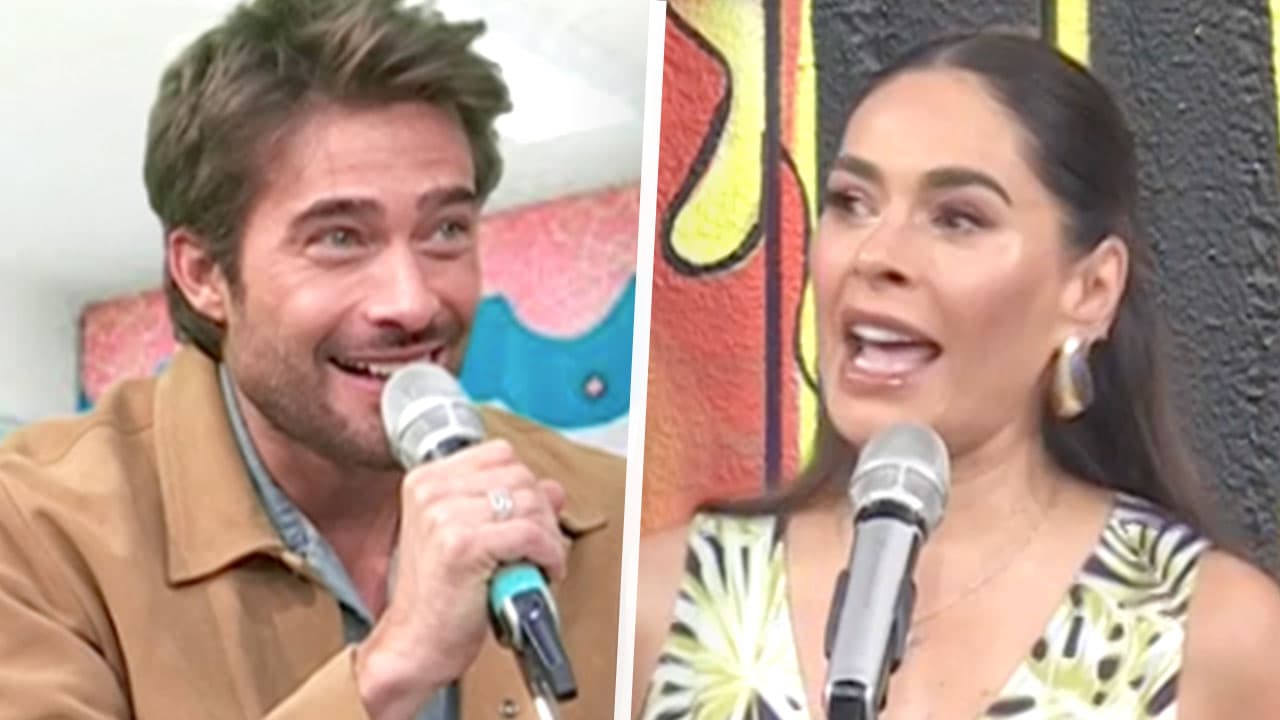 Galilea Montijo y Rodrigo Guirao se enredan con el idioma en pleno juego