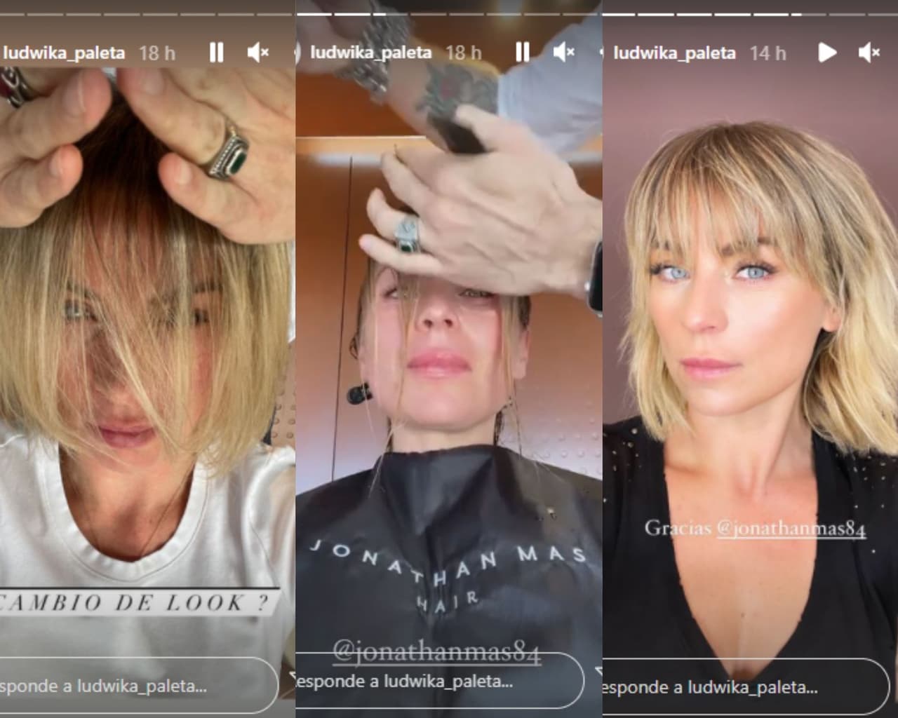 Ludwika Paleta cautivó con radical cambio de look y mostró el paso a paso para lograrlo.