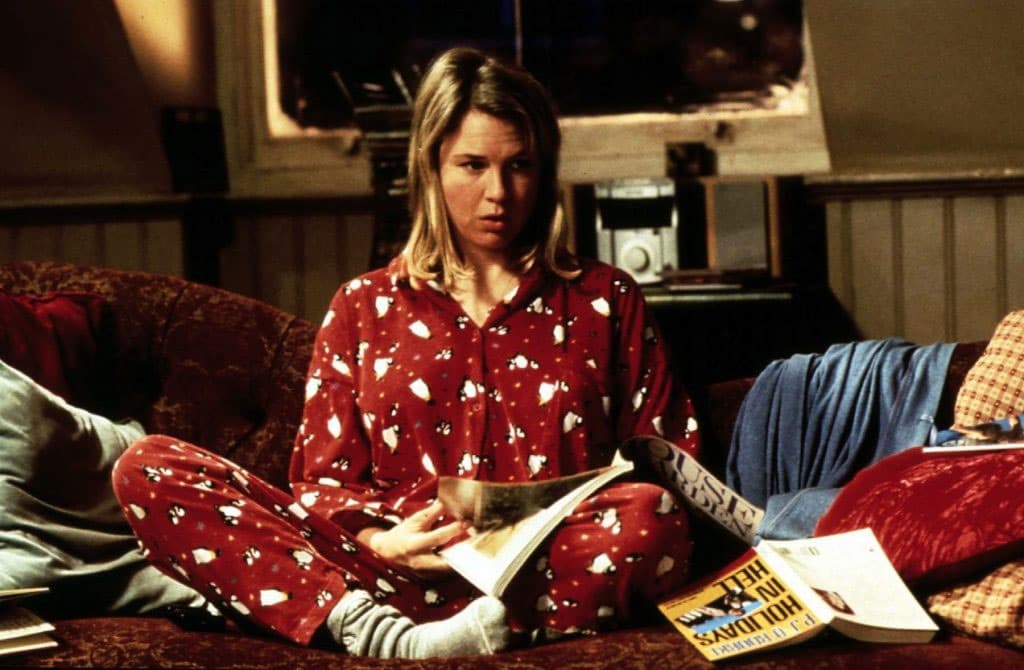 Para interpretar a ‘Bridget Jones’, Renée Zellweger tuvo que engordar más de 16 kilos.
