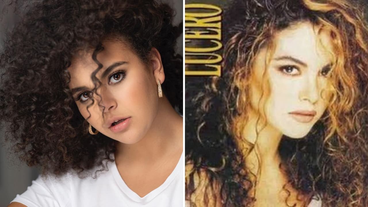 Lucerito presume parecido con su mamá.