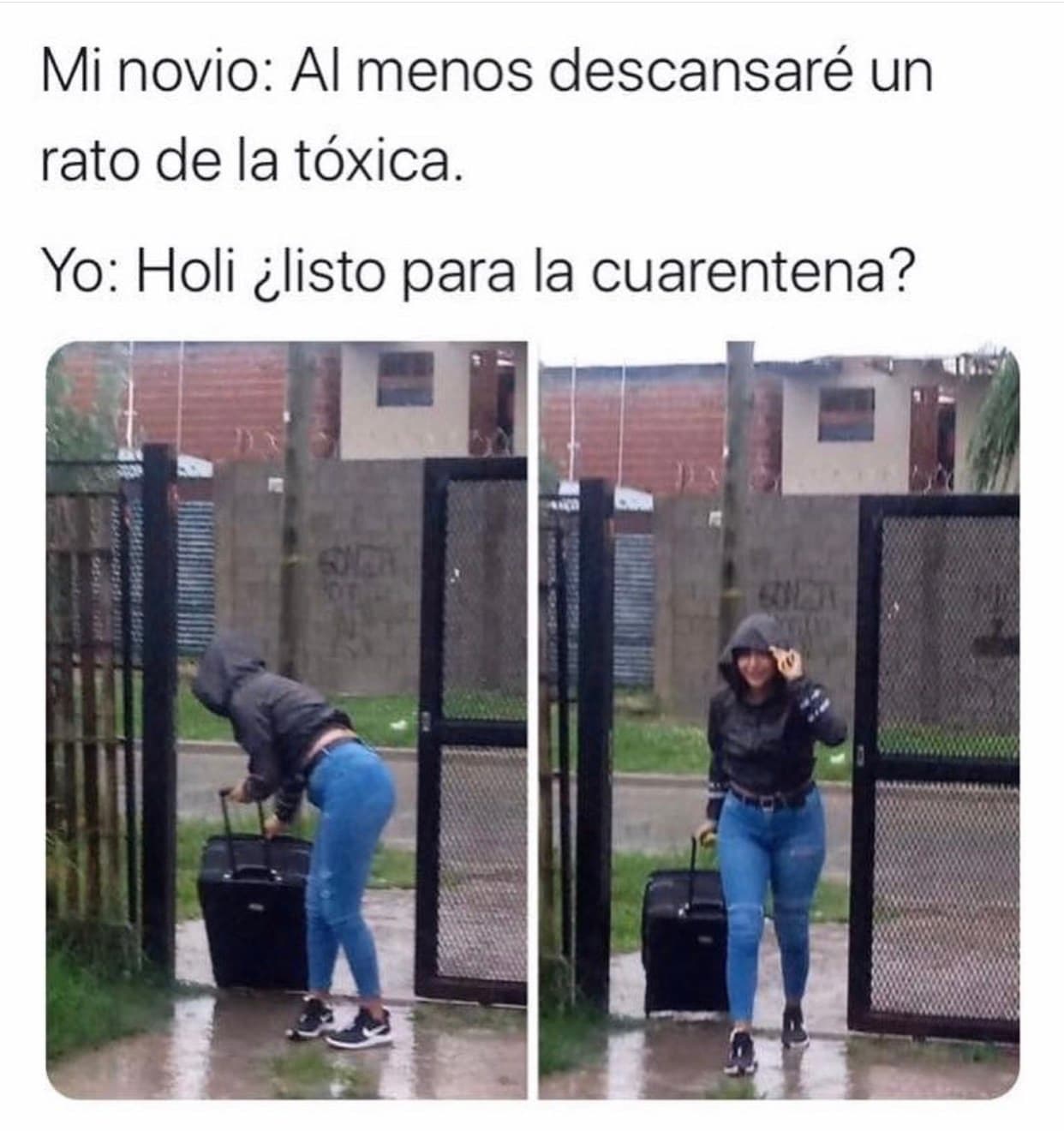 Recuerda estar en cuarentena implica no tener contacto con otras personas. Muchos pensaron en darse un tiempo en sus relaciones, pero otros antes muertos que solteros.