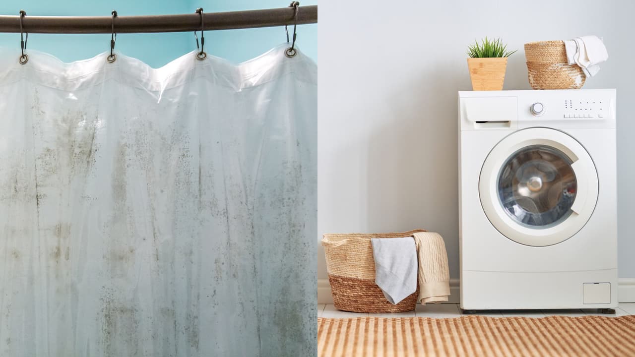 Cómo lavar las cortinas de baño de plástico fácil en lavadora