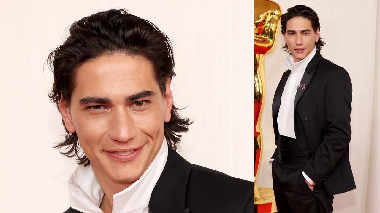 Enzo Vogrincic en los Premios Oscar 2024.