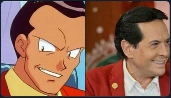 Juan José Origel, el implacable periodista de espectáculoses visto en Twitter como "Giovanni" el jefe del equipo Rocket, en Pokémon.