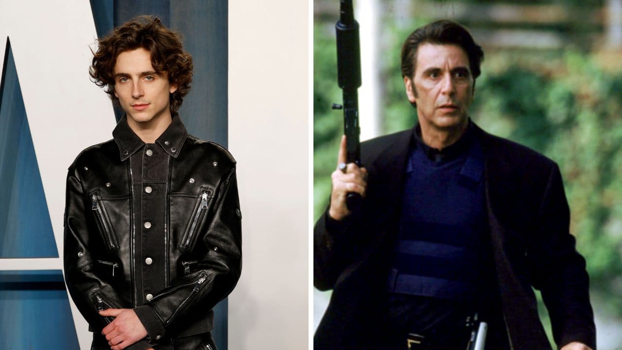 Al Pacino quiere que Timothée Chalamet sea su sucesor en Heat 2