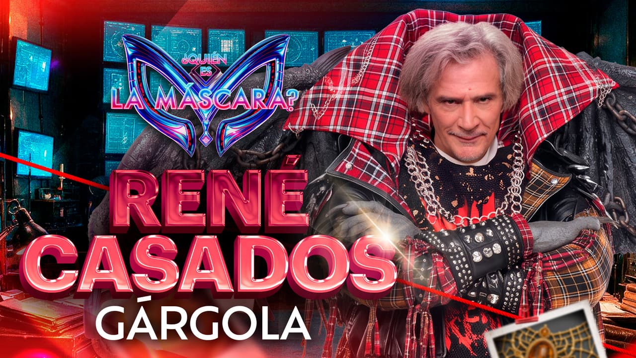 René Casados es ‘Gárgola’ en ¿Quién es la Máscara? 2026: así fue su revelación