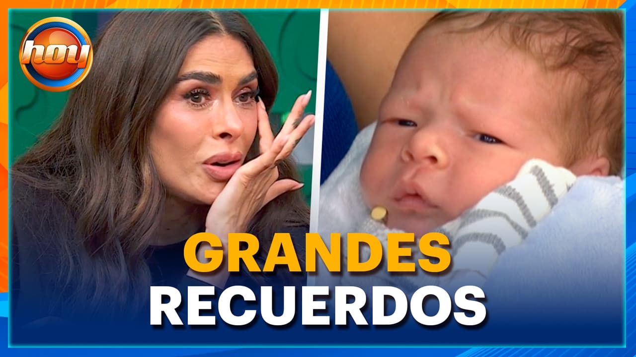 Galilea Montijo se conmueve al recordar cuando presentó a Mateo en HOY