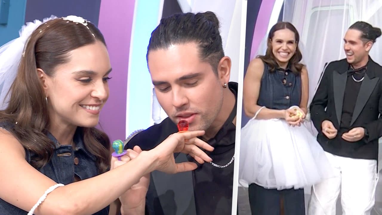 ¡Viva el amor (y la kermés)! Tania Rincón y su novio Pedro se casan en divertida boda