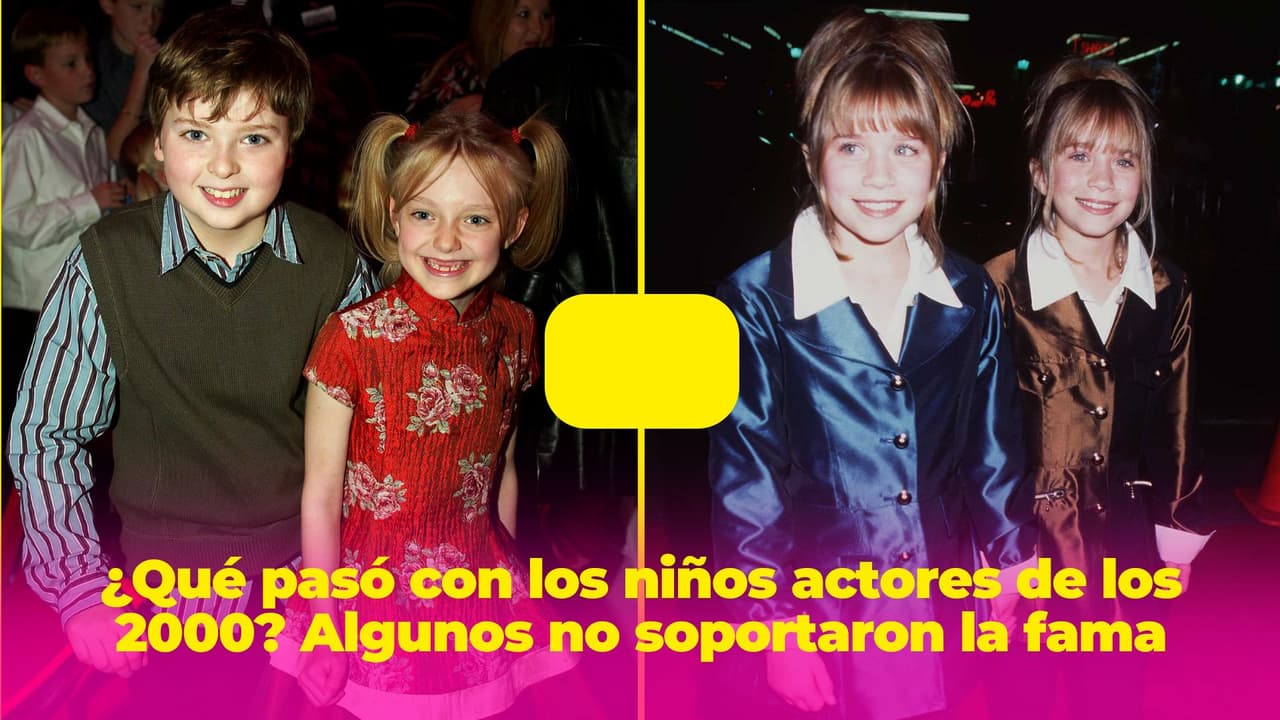 ¿Qué pasó con los niños actores de los 2000? Algunos no soportaron la fama