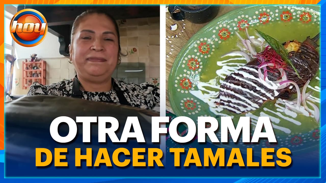 Día de la Candelaria con tamal de mole verde y chile relleno de tamal