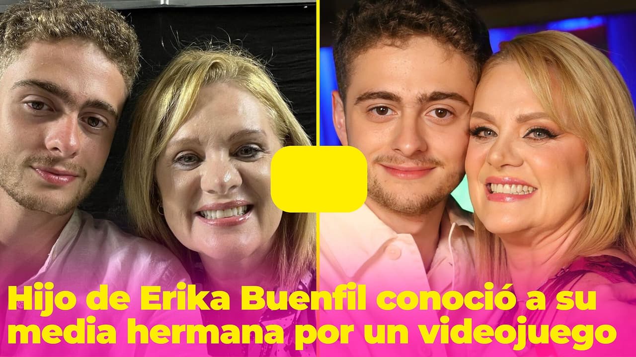 Hijo de Erika Buenfil conoció a su media hermana, pero no gracias a su padre: el peculiar encuentro