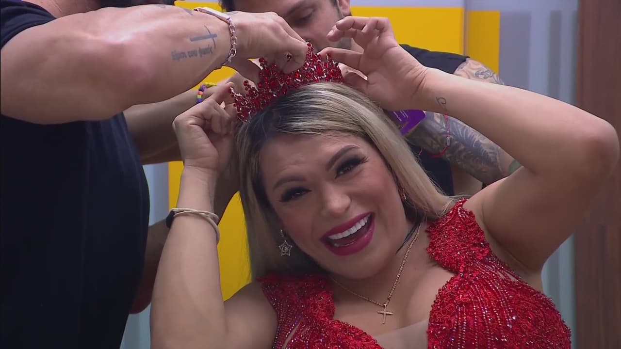 Wendy celebra su cumpleaños con vestido de princesa rojo, pastel y piñata con su figura