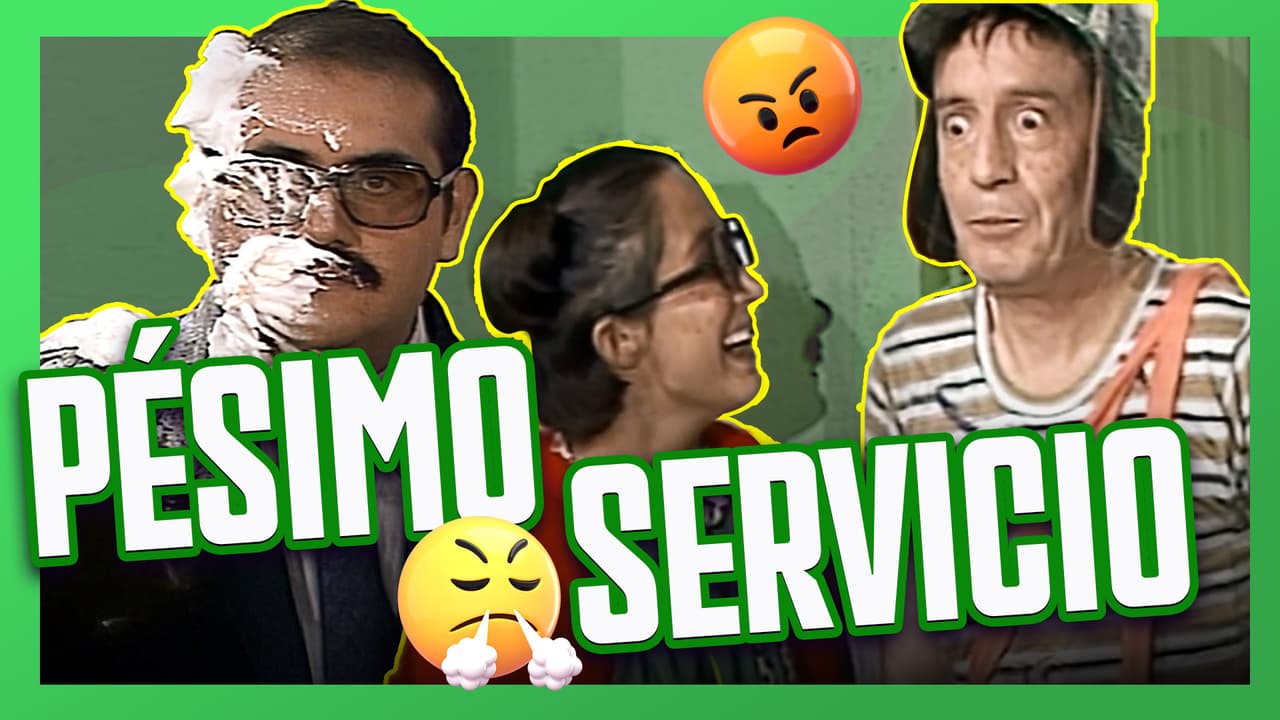 El Chavo es el nuevo mesero del restorán