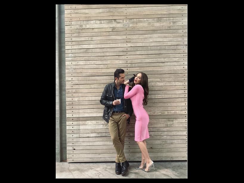 José Ron compartió una serie de fotografías junto Camila Sodi, la protagonista de 'Rubí', las cuales demuestran la gran química que hay entre ellos.