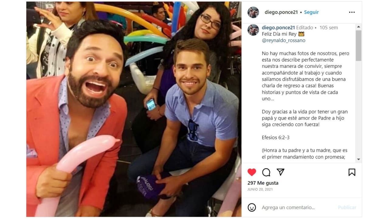 Hijo de 'El Papirrín' lo felicita por el Día del Padre.