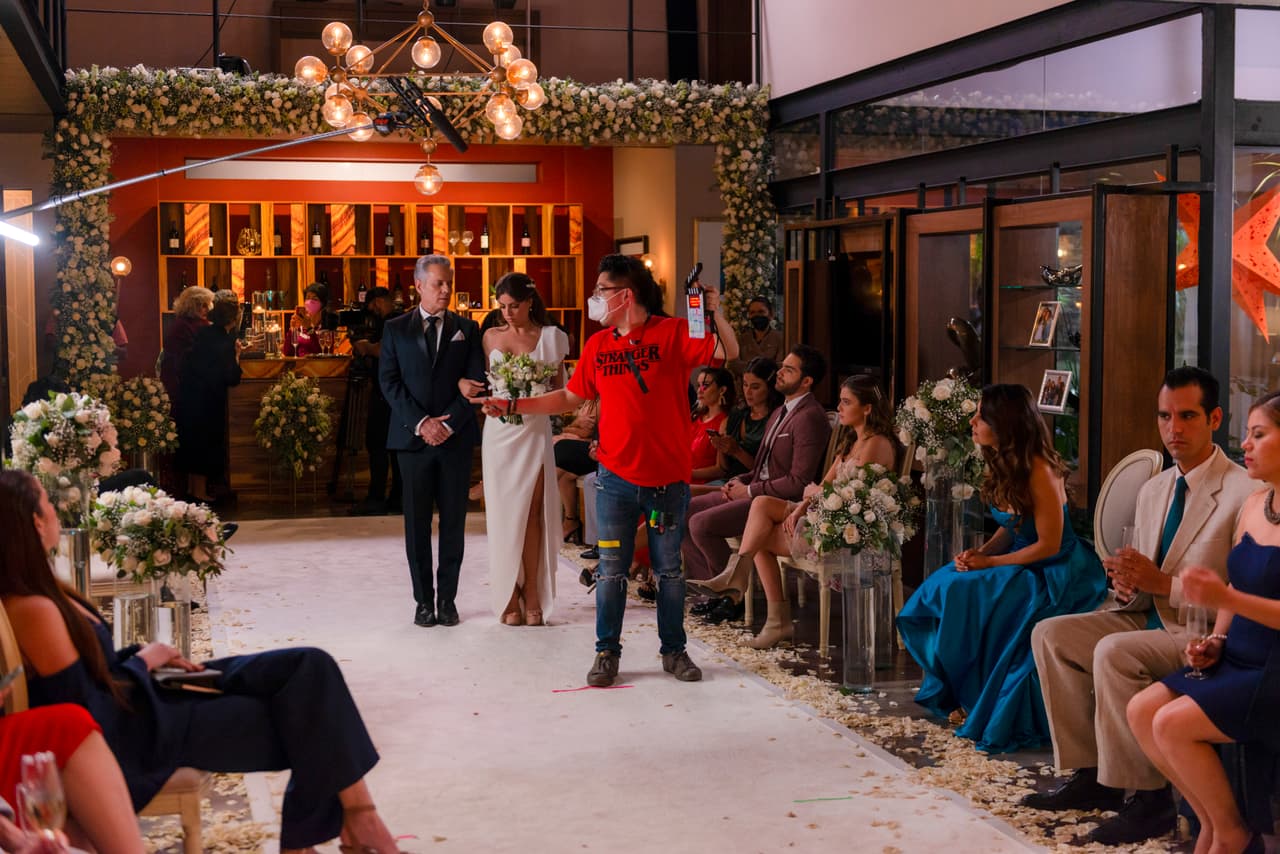 En fotos: Así se grabó la boda de Yuri y Moisés en 'Si nos dejan'