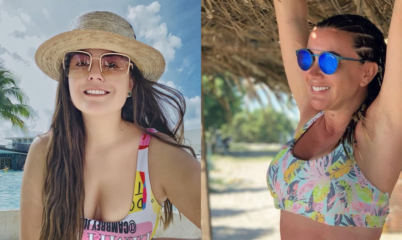 Mariana Echeverría y Mariazel, sus mejores looks para vacacionar