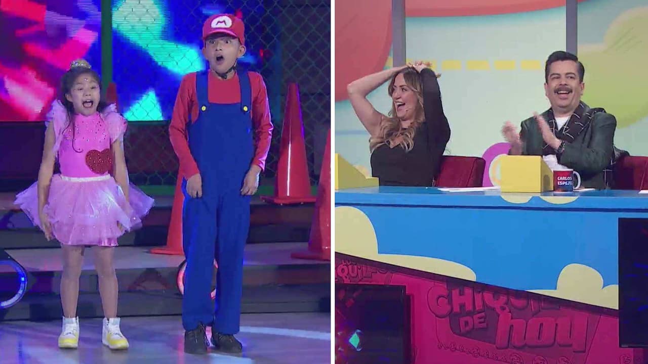 Kathya e Ian emocionan a jueces con coreografía inspirada en Mario Bros en Los Chiquillos de Hoy
