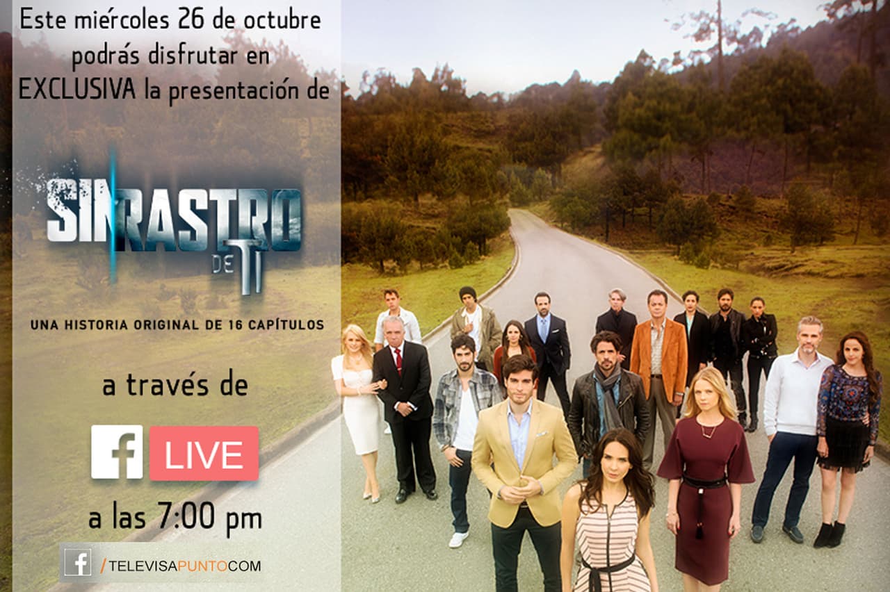 No te pierdas la presentación a prensa de Sin Rastro de Ti