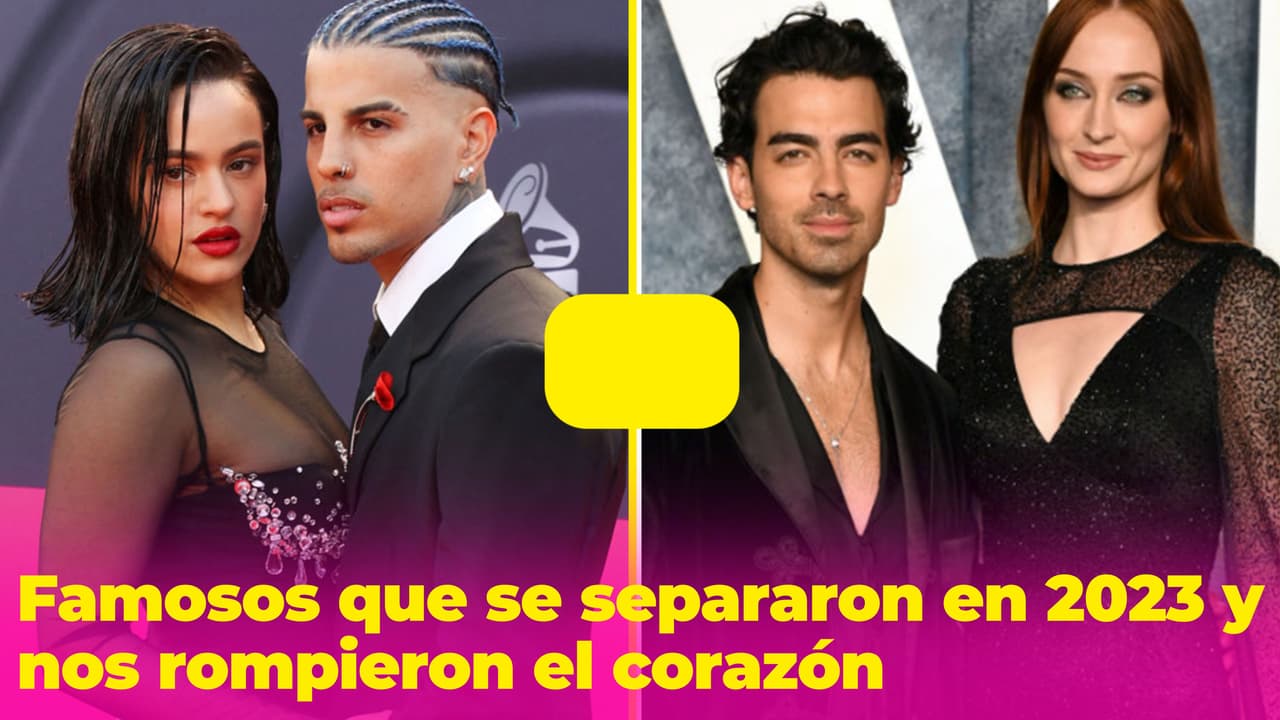 Los 'truenes' de famosos más sonados en 2023: perdimos la fe en el amor