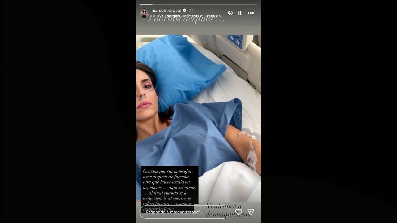 Es la segunda vez en este 2026 que la actriz es hospitalizada.