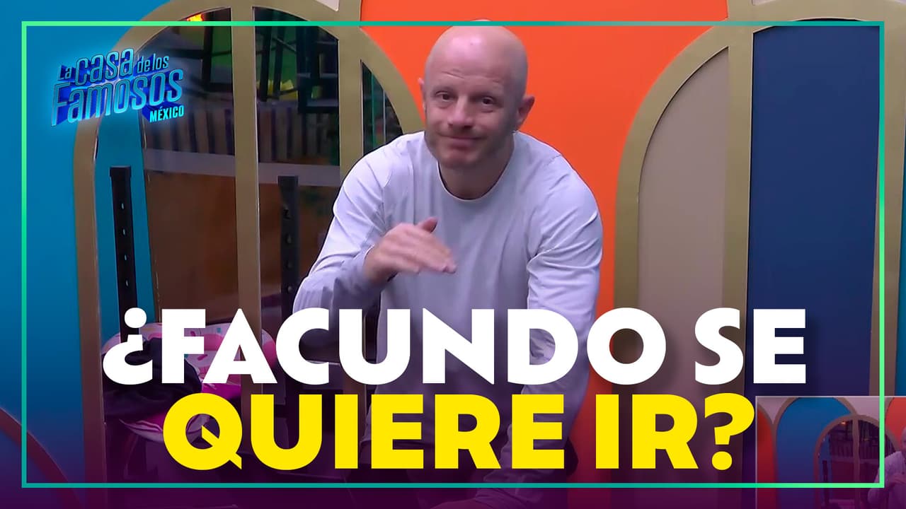 ¡Facundo en crisis existenciales! El conductor piensa seriamente su participación en la casa