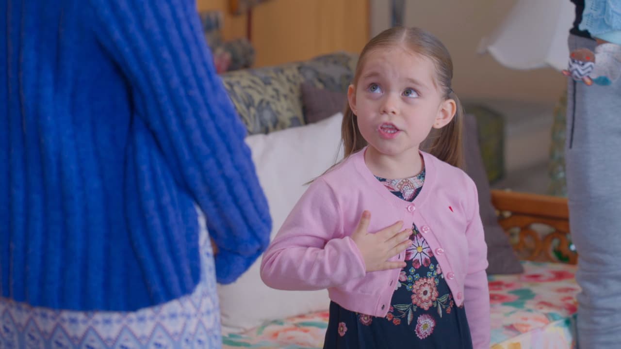 Luego le dijo a su mami que iba a tener una casa grande para jugar y, sobre todo, para poder tener su propio cuarto. Ella quiere su espacio.