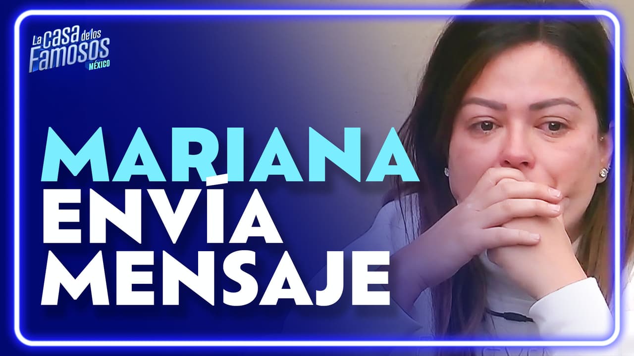 Mariana comparte la razón por la que ROMPIÓ en LLANTO