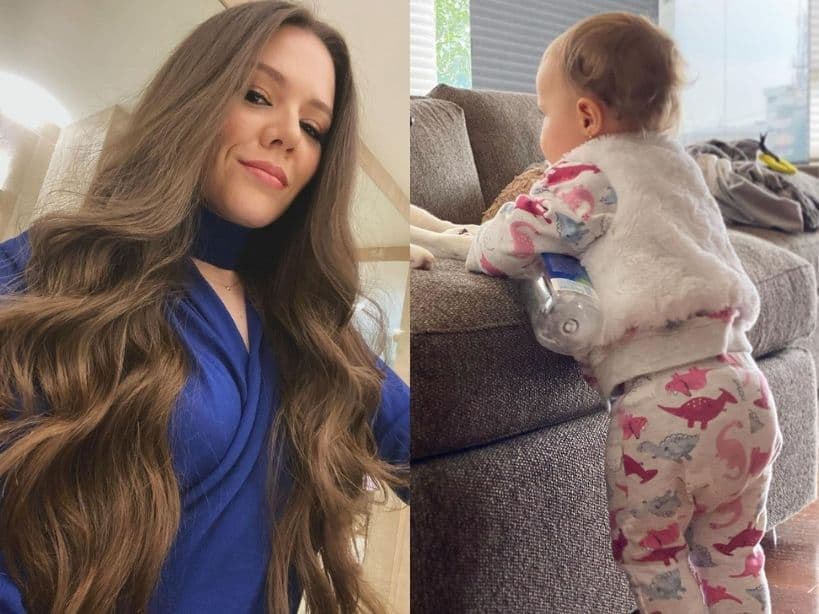 Joy Huerta muestra lo grande que está su hija y sorprende al transportarla con cápsula protectora