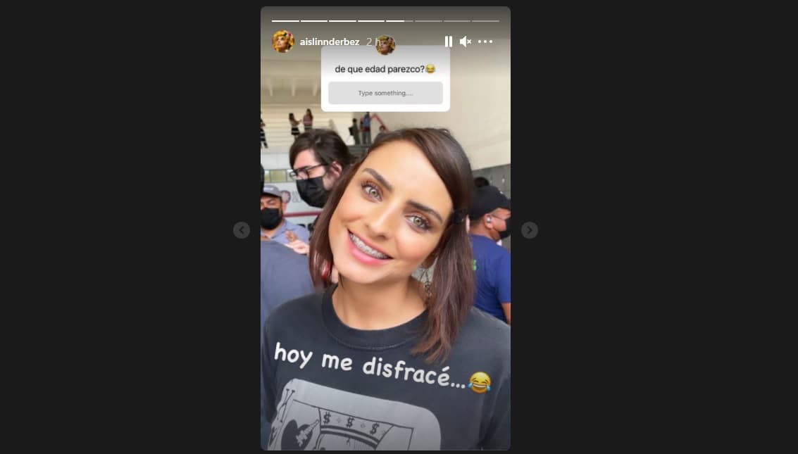 Aislinn Derbez se dejo ver con un radical cambio de look.